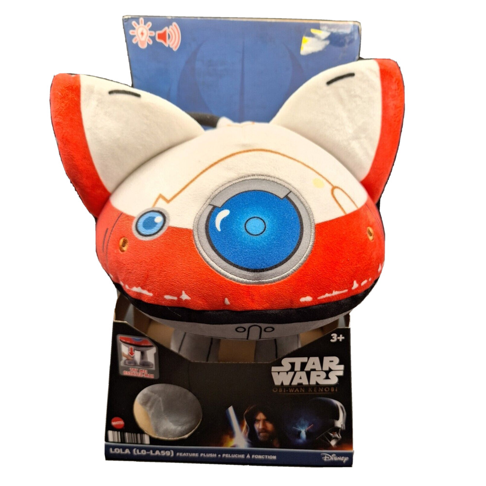 Star Wars Lola Plush L0-LA59 Princess Leia Droid Toy New